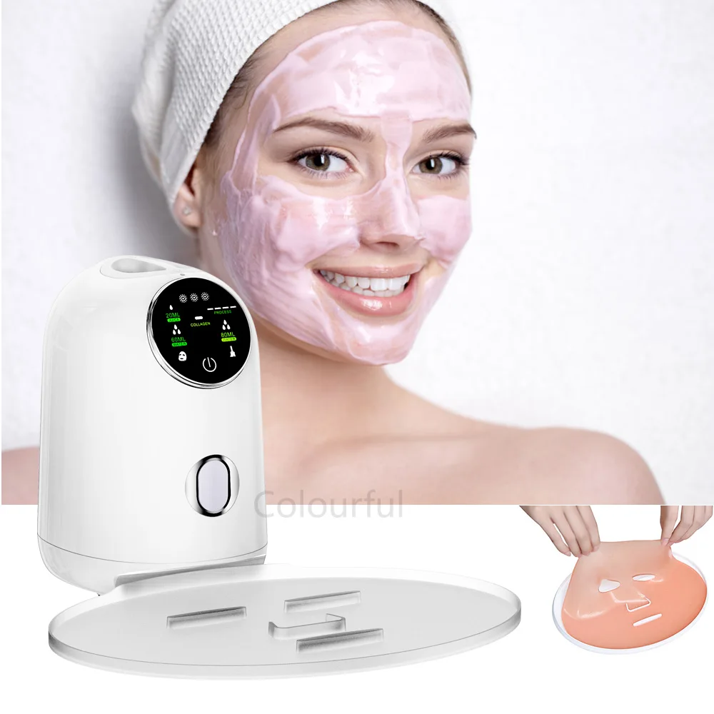 Home use Automatic diy face beauty skin care Collagen fruit facial mask maker machine