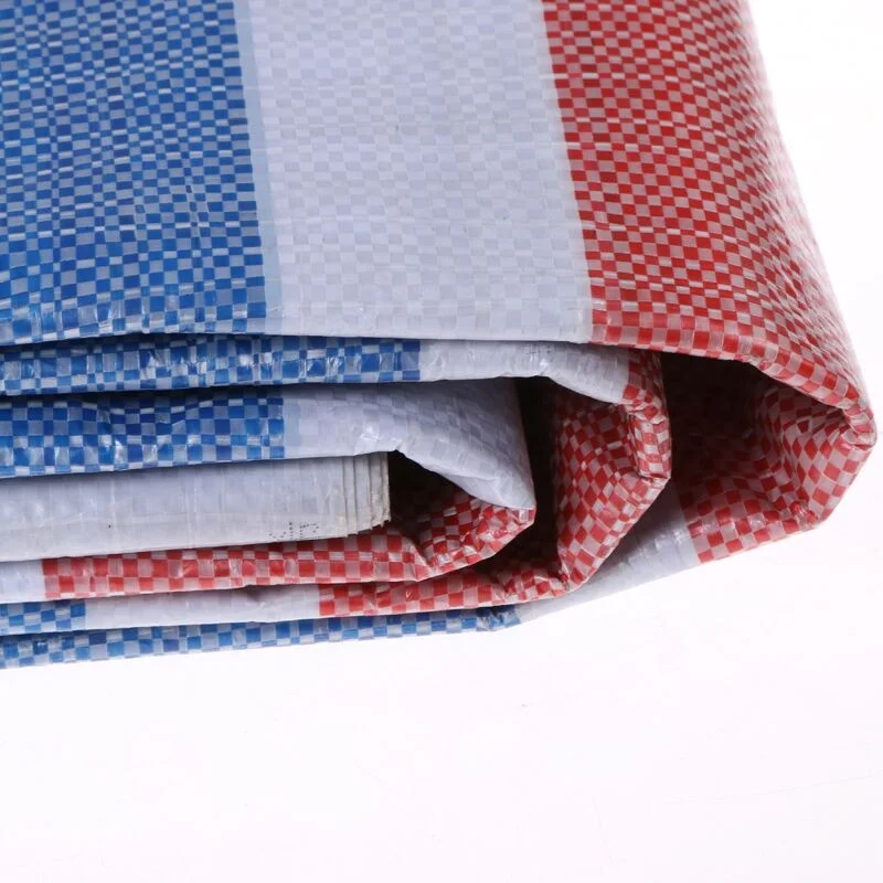 Цветной полосатый ПЭ брезент хорошего качества