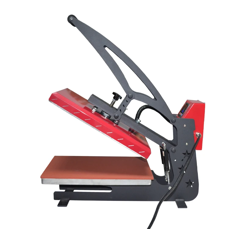 16X24  manual drawer out heat press machine with magnetic for t-shirt polo t-shirt short shoe pant handbag digital hot pressed