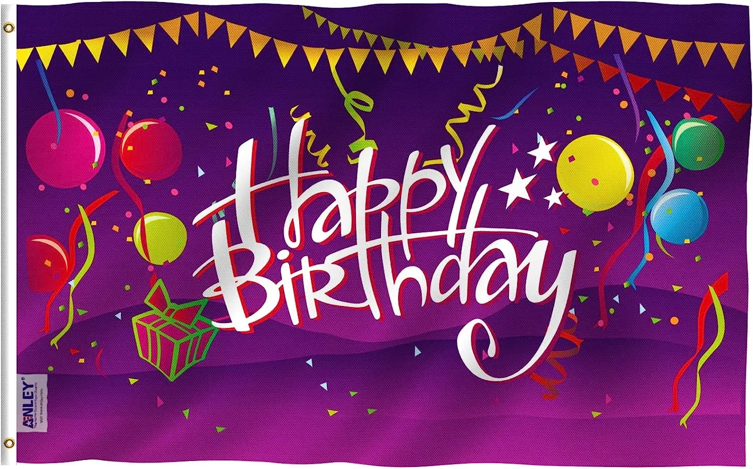 Vivid Color Outdoor Sports Flag Fade Resistant Polyester Yard Flag with 2 Brass Grommets for Outdoor Indoor Home De