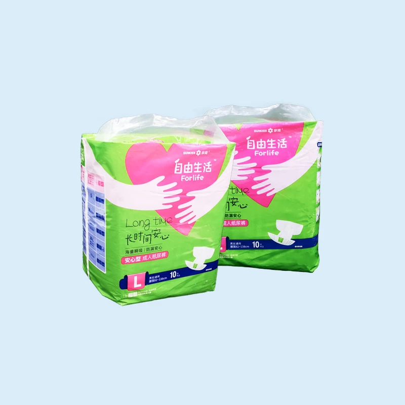 
high quality pink tape adult baby girl night diapers 