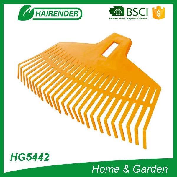
25T garden plastic leaf rake grass head round hand tool 
