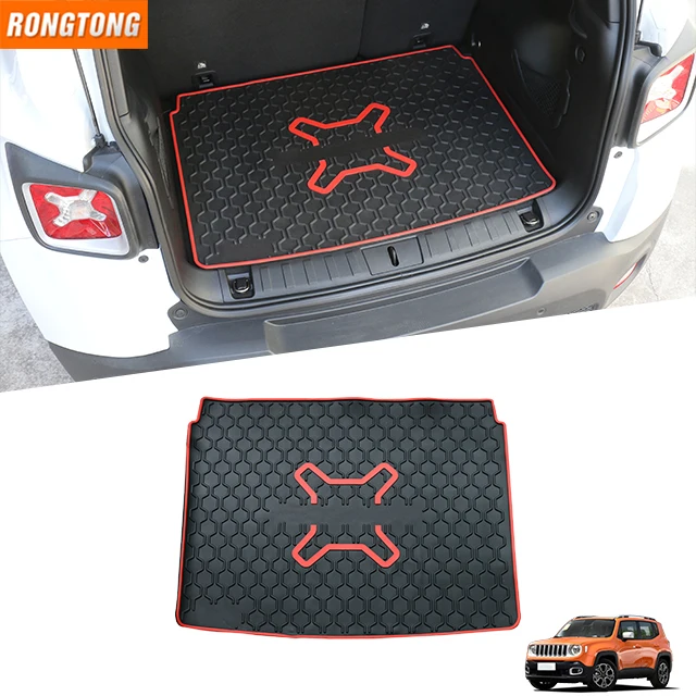 Nonslip Rubber Car Trunk Mat Waterproof Cargo Mat Luggage Floor Mat For Jeep Renegade 2016+