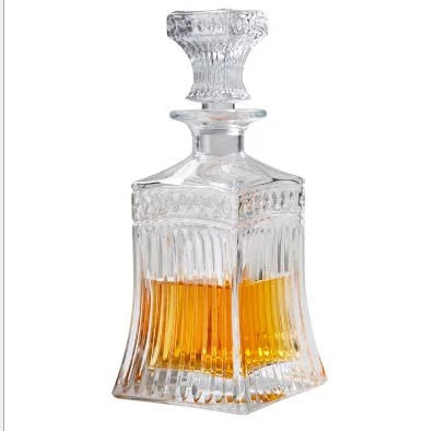 Fancy Custom Empty 250ml 450ml 750ml 1L Whisky Brandy Vodka Decanter Alcohol liquor Wine Glass Bottle