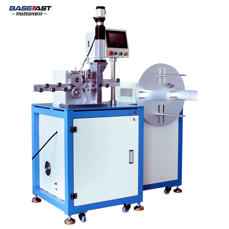 Automatic Wire Cable Tubing Length Counter And Winder And Soft Hose Cutting Coiling Binding Machine