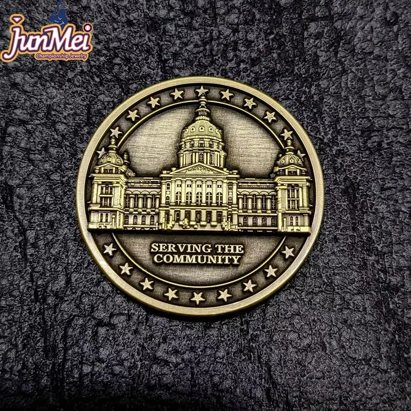 JUNMEI High Quality Custom Old Silver Coins for Sale Personalized 3D Custom Coins