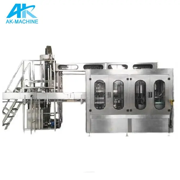 4000-4500BPH Small Liquid Bottling Auto Filling Machine / Carbonated Beverage Filling Machine  With Soda Water Production Line