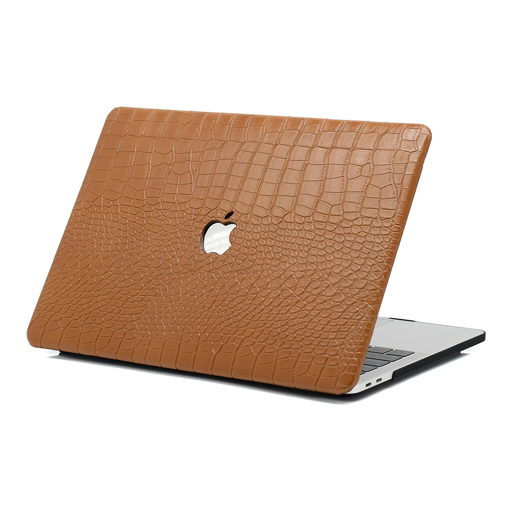 Пользовательский чехол из крокодиловой кожи для macbook pro 15 A1707/A1990 2021 Pro16 A2485 PU Обложка ноутбука air m1
