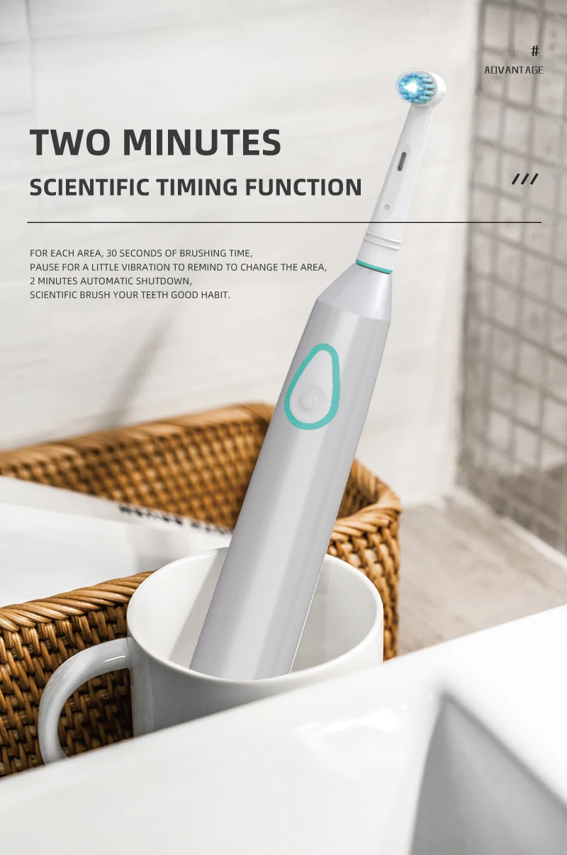 Portable Intelligent Automatic Rotating electric teeth brush Rotary Rechargeable Electric Toothbrush Compatible B Oral