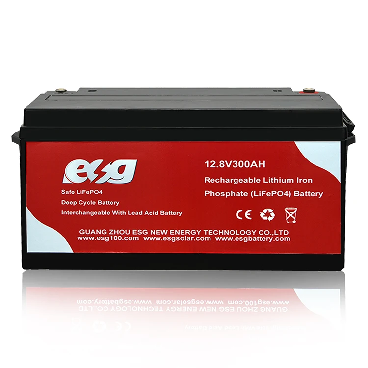 ESG lead acid battery Replace 12.8v100AH 200AH 300ah Lithium Iron Phosphate Battery Manufacture Lifepo4 Solar Battery Pack