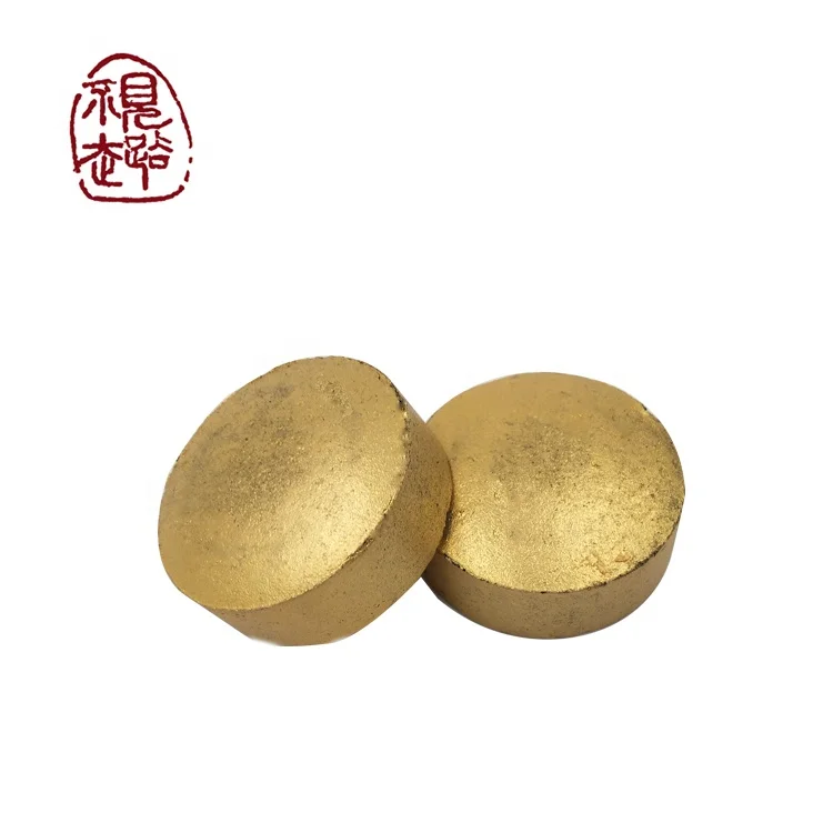 Custom Color Coal Coconut Hookah Charcoal Golden Tablet Briquette