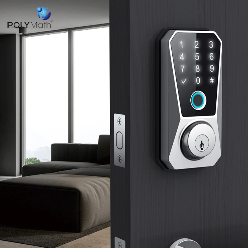New smart fingerprint touchscreen digital door lock electronic lock Simple and uncomplicated design
