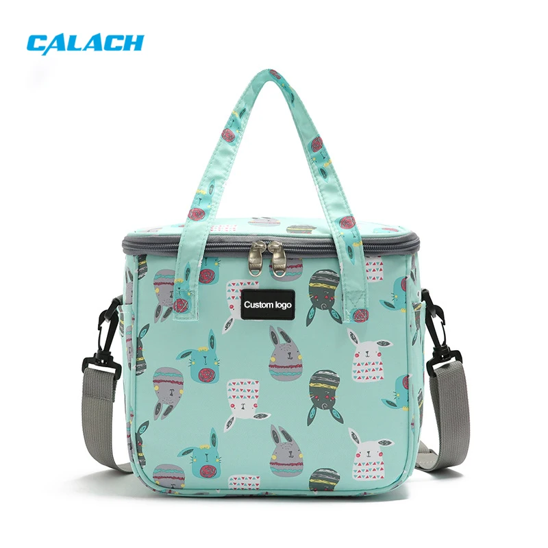 6 can cooler bag waterproof fashion insulated picnic cooler tote lunch bag for women work portable