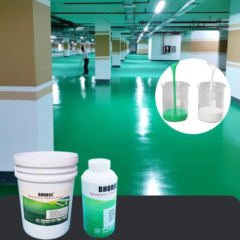 Epoxidharz Boden Waterborne Sealing Primer Coating China Good Fluidity Low Viscosity Liquid Epoxy Resin Floor Paint Coating