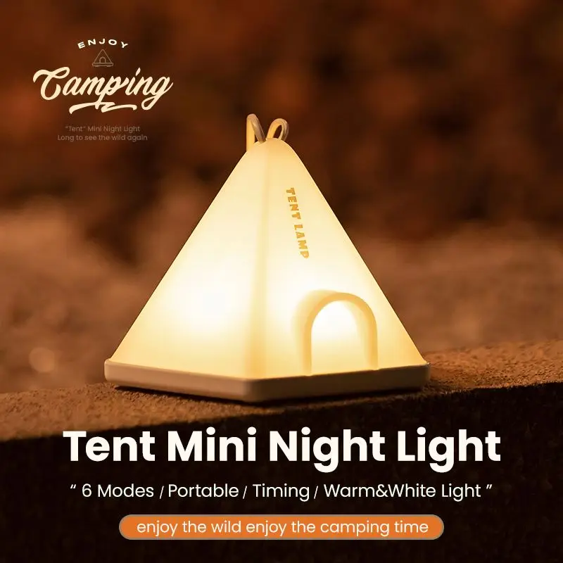 New Design Hanging USB Rechargeable Triangle Restaurant bar Pub Indoor Outdoor Camping LED Night Table Lamp Lights Lamps