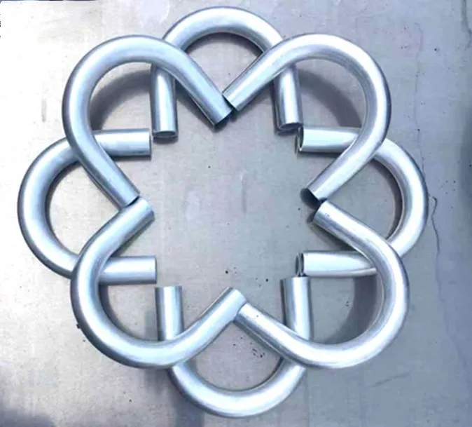 ASME B16.9 ASTM A234 Бесшовные 90 градусов Алюминиевый локоть 6061 6063 стыковыми фитинги для труб