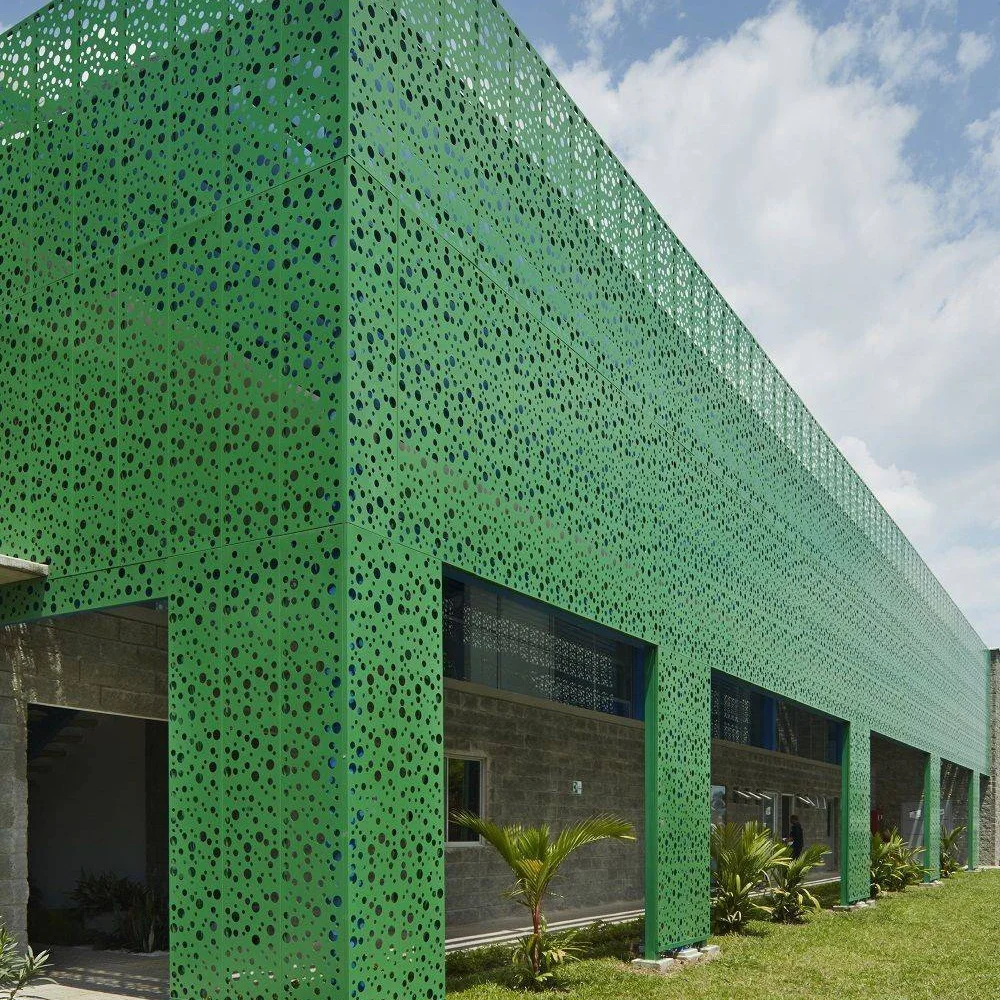 YIWEI  feature perforated metal wall panels for building wall projects