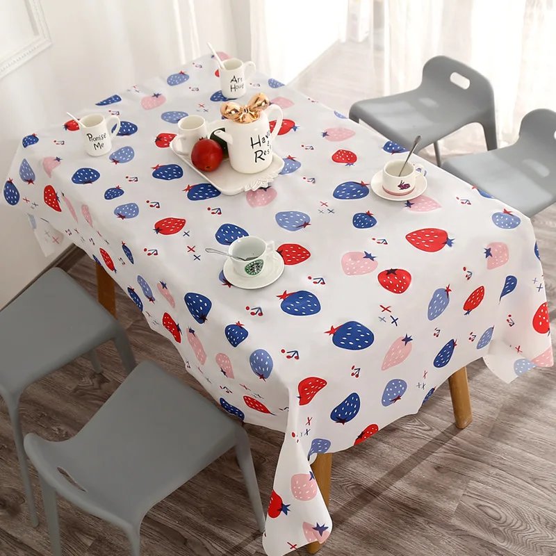 2021 Wholesale Round Rectangular Geometric patterns Water oil-proof Of Table Cloth Jacquard Buffalo Plaid Tablecloth For Home
