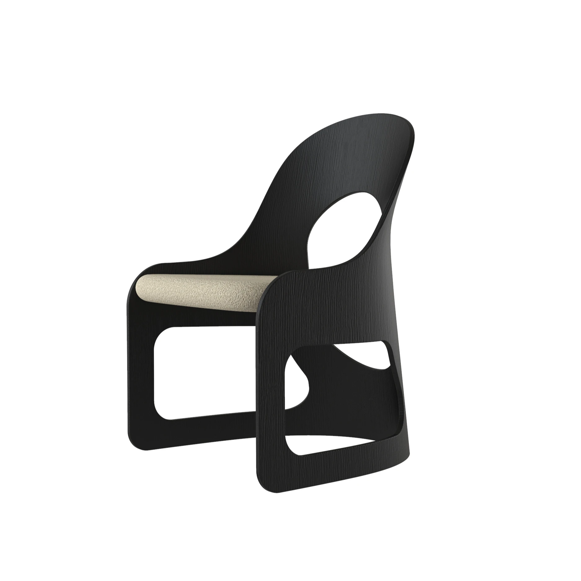 SIDE DESIGN Best Selling Living Room CWU Lounge Chair bentwood fabric Sofachair