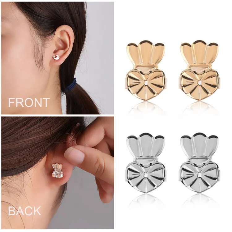 
Earring Accessories Metal Earring Backs Support Plug Lifts Fits all Post Earrings 