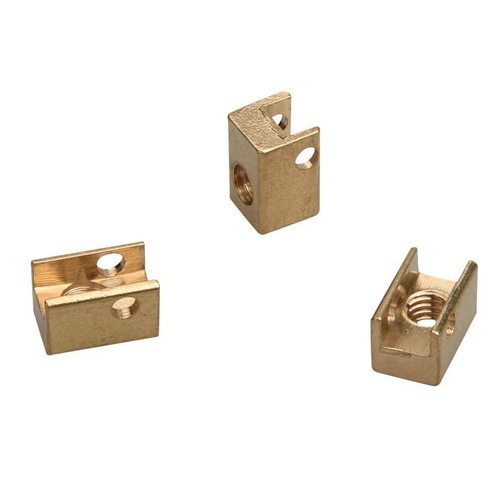 Parts,screw Riveting Wire Terminal Block Cnc Machined Brass Micro Machining Electronic Screw Terminal HD-YAJMPT001 CN;ZHE Smooth
