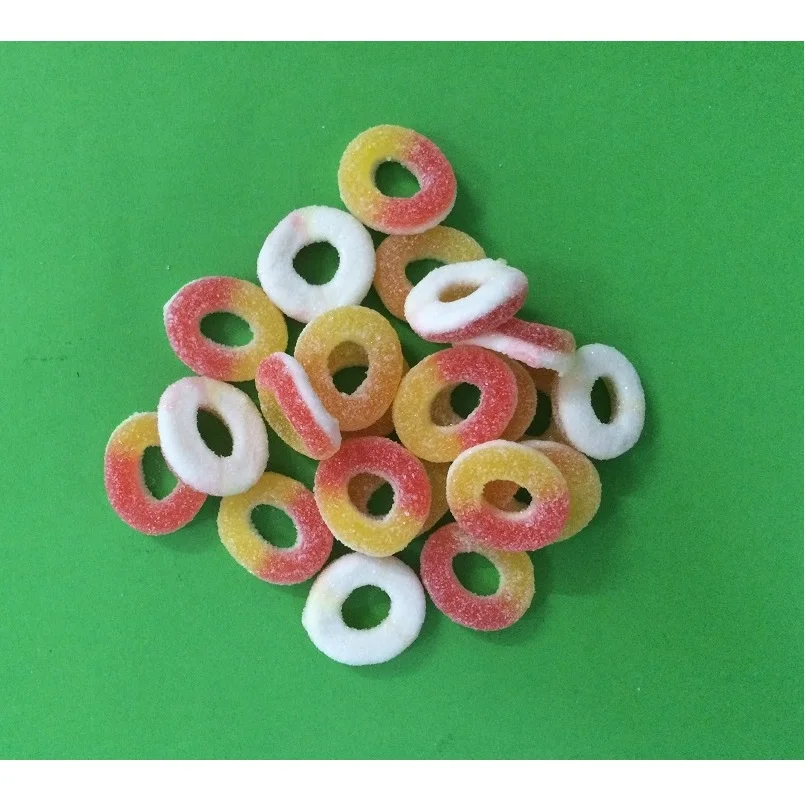 Super Sour Ring circle round O shape Gummy Jelly Candy