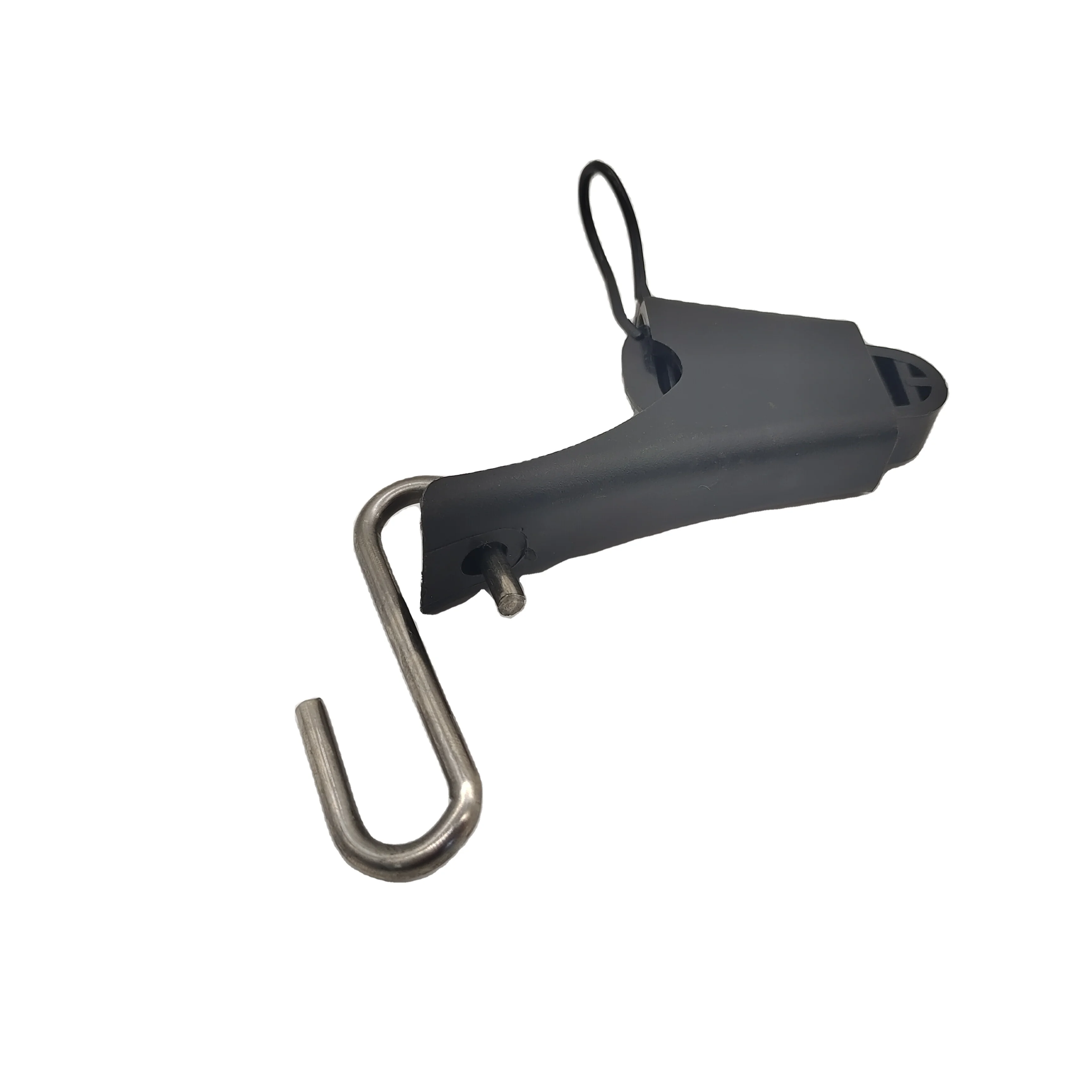 Fiber optic cable clamp FTTH S Type Hook for Drop Cable Fiber Optic Tension Clamp Stainless Steel