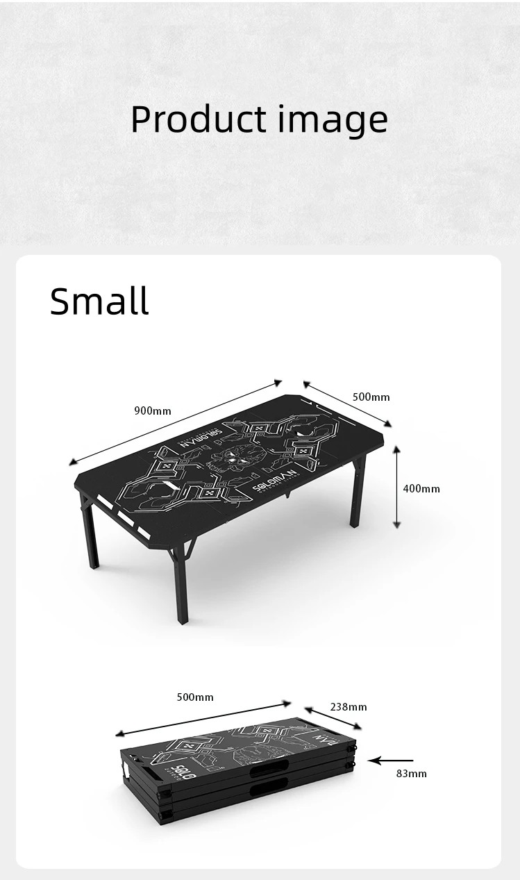 Hot Sell Outdoor Furniture Foldable Camping Table Aluminium Alloy Aluminum Ningbo Modern Panel Fold up Outdoor Furniture 5kg