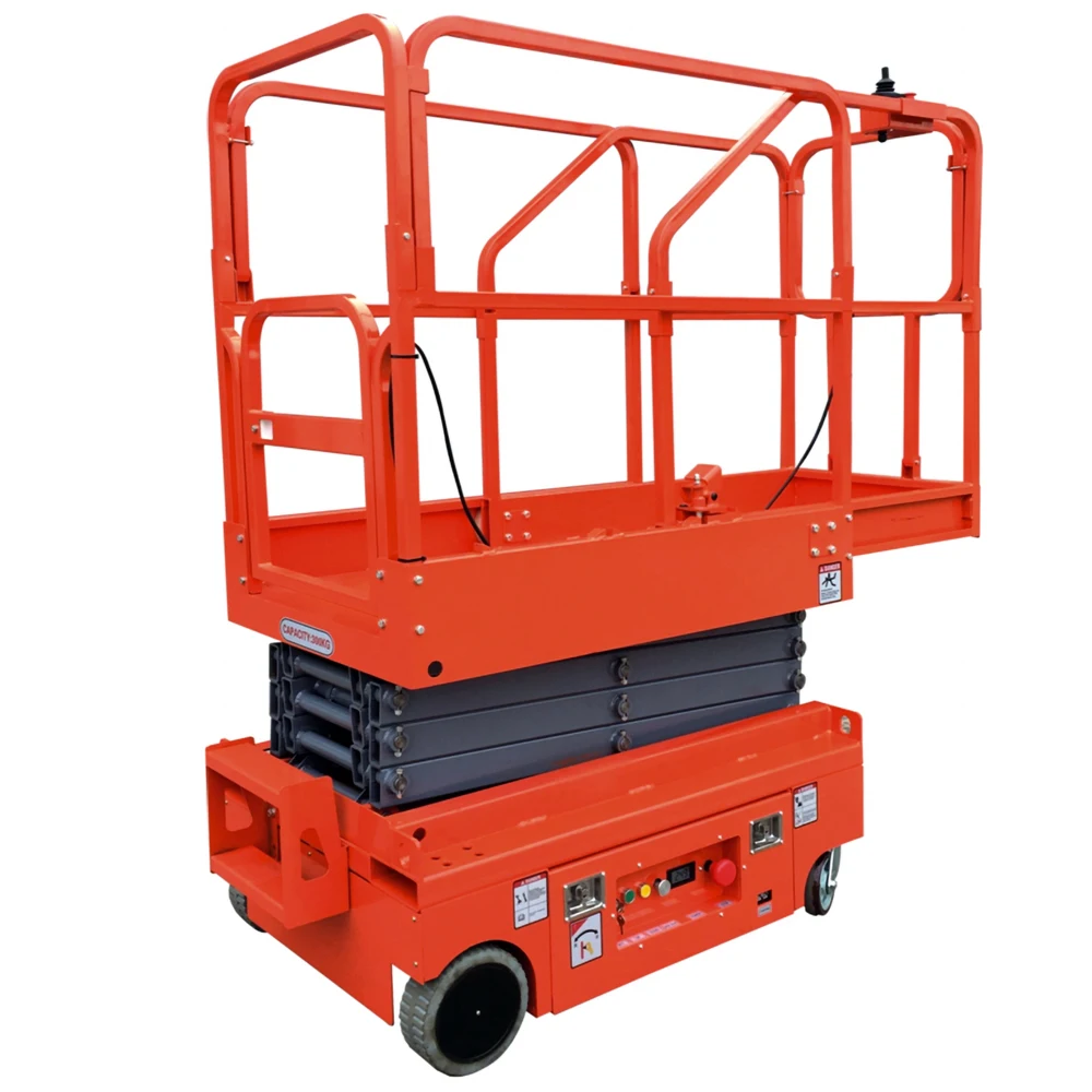hydraulic fork lifter mini electric scissor lift platform portable lifter