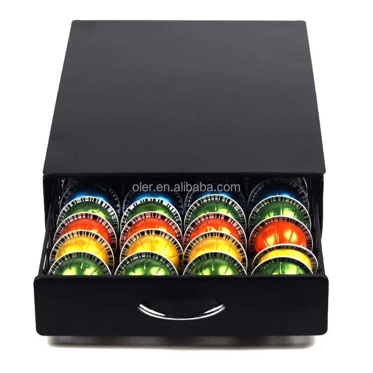 K-cup Storage Drawer Coffee Capsule Organizer Coffee Pod Storage Drawer Holder for Capsules