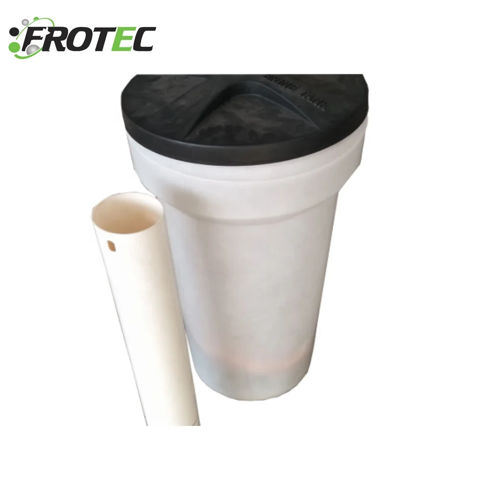 Круглые белые/синие резервуары для соленой соли 100L-200L/клапан