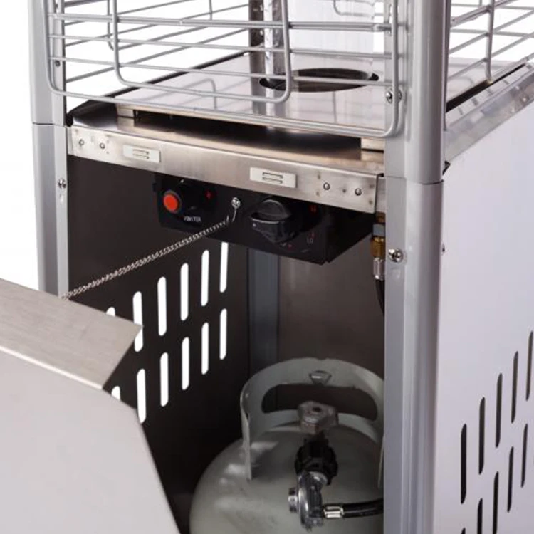 Нагреватель пирамиды для патио (пламя/нержавеющая сталь)