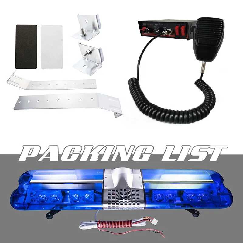 280 Вт, 12 В, синий светодиодный индикатор, полоса скорой помощи, полицейский фонарь, 100 Вт, 150 Вт, 200 Вт, сирена и динамик