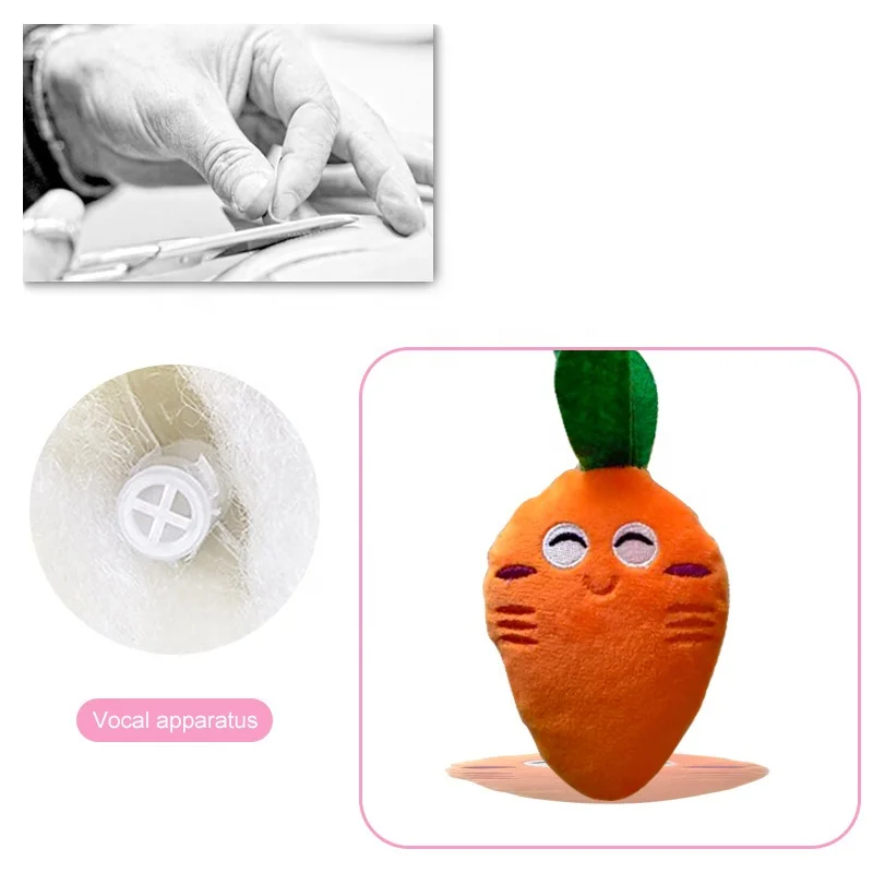 Carrot Dogs Plush Squeaky Bite Resistant Molar Dog Toys Soft Carrots Shape Toy