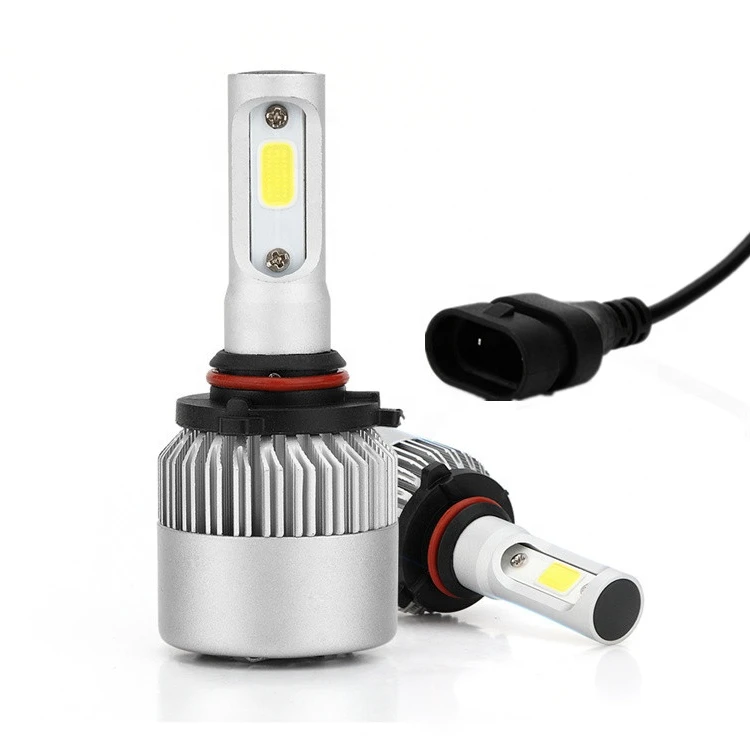 
S2 6000k 72W/Pair 12000Lumen Super High beam H4 H13 9006 9005 9007 H7 H11 led headlights Auto lighting system For Cars 