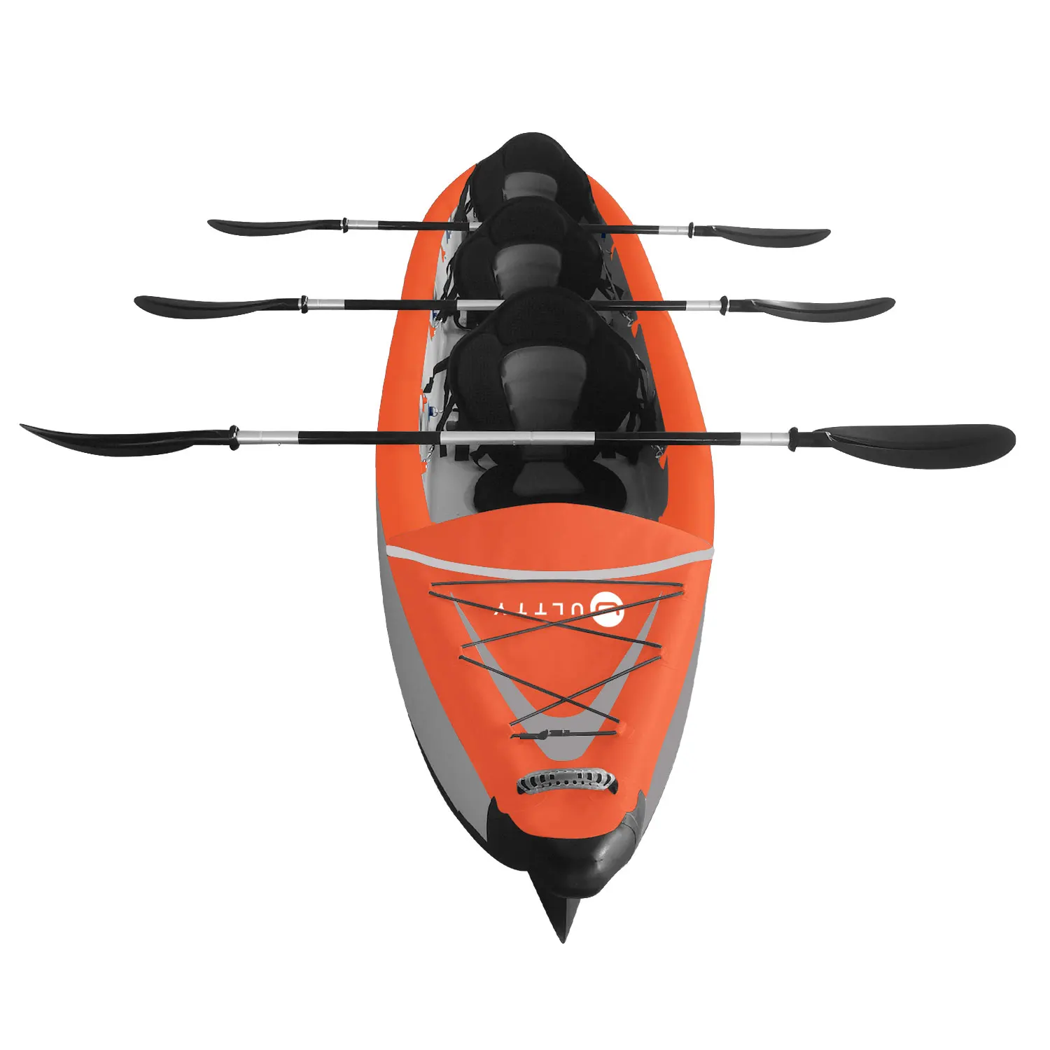 ULTTY Solo Inflatable Boat Kayak Foldable Paddle De Pesca Fishing Canoe