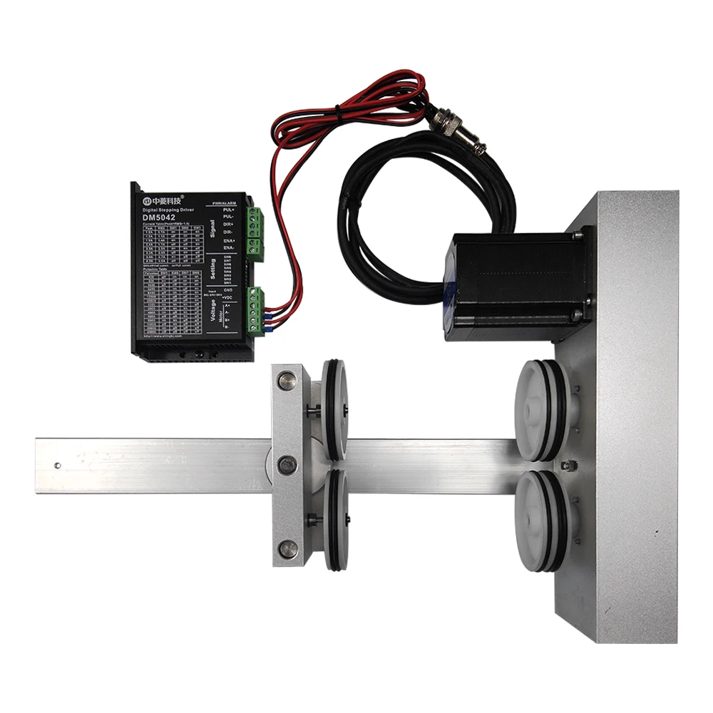 Hunst Rotary Attachment with Rollers for Laser Engraving Cutting Machine Chuck Rotating Shaft Workpiece Fixture