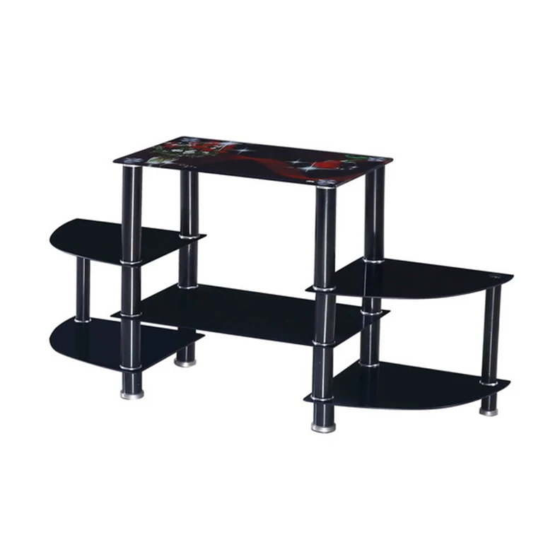 luxury living room furniture coffee table Multifunction modern minimalist TV Table cabinet Whole Set high Metal Legs tv stand
