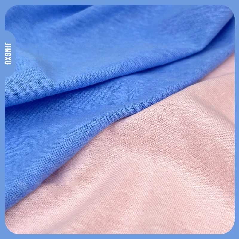 55%hemp 45%organic cotton--New Design casual style hemp cotton knit jersey organic fabric for clothing