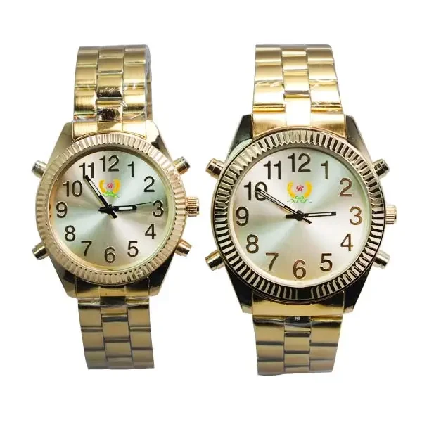 Arabic numerals Digital English talking Watch With Alarm Analog Hands For Blind And Old People Speaking Watches