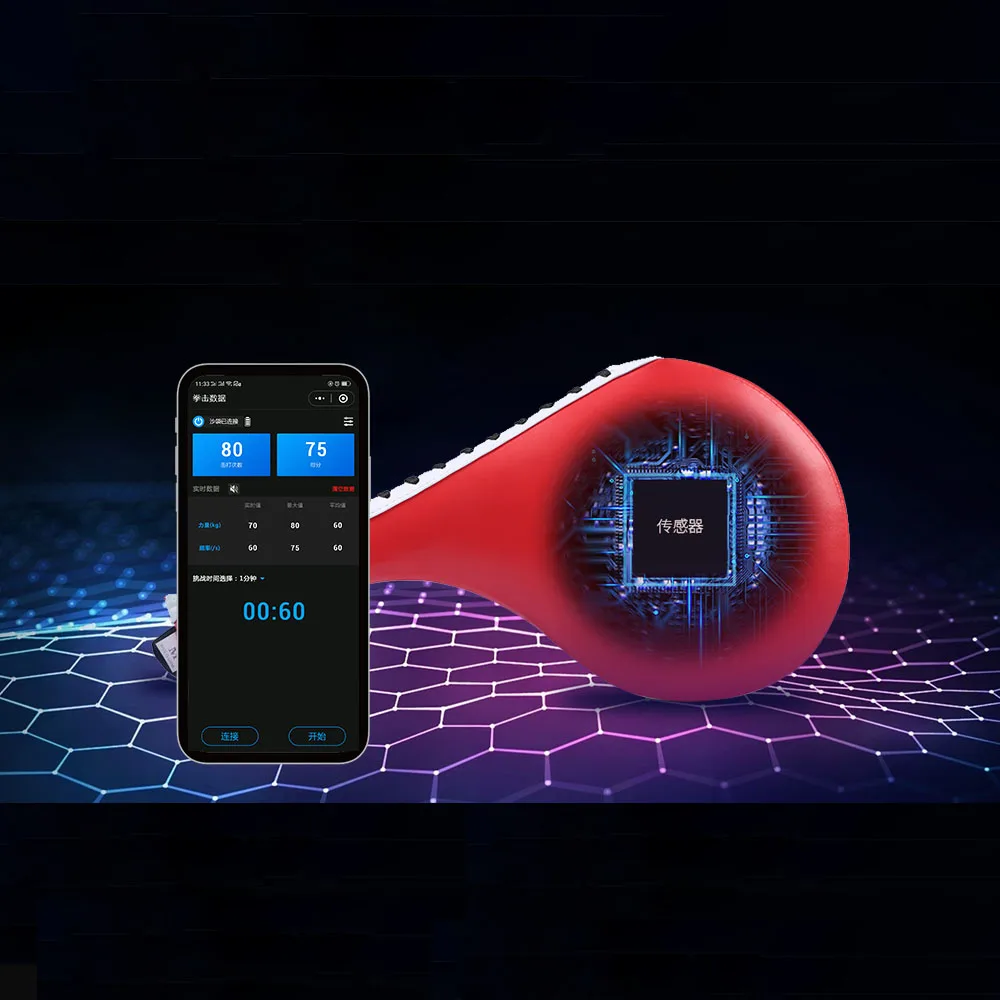 Smart Kicking Paddle Taekwondo Kick Target with Power Meter & Force Tracker, App Integrated - Foot Target