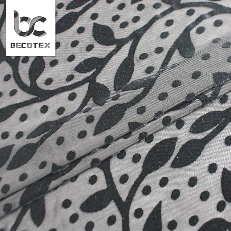 2024 New Hot Sale Stretch Flower Hollow Burnout Velvet Fabric For Sofa