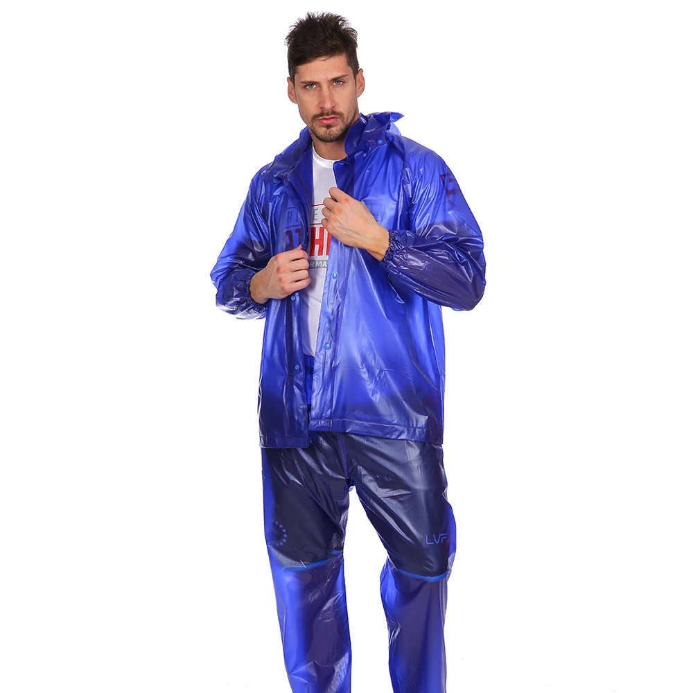 Motorcycle Rain Coat PVC Waterproof Rain Suit Wholesale Adult Reusable Rainwear Multifunctional Rainsuit
