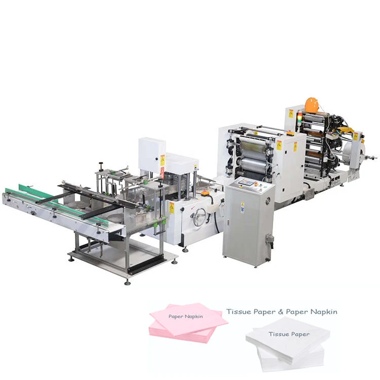 Napkin Tissue Folding Making Machine Automatic V Fold Tissue Paper Napkin Making Machine