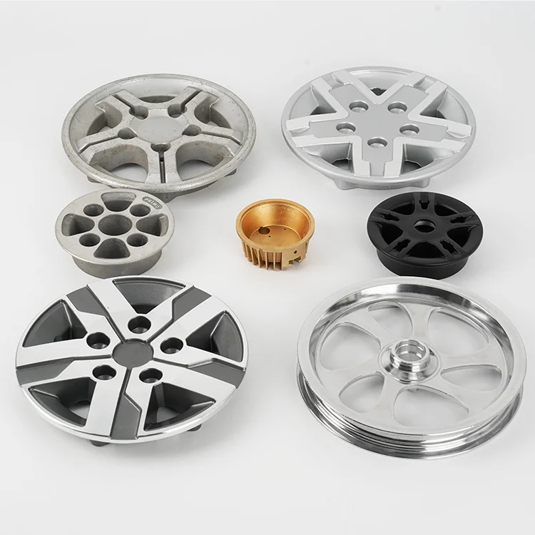 Manufacturer Custom Metal power waterproof wheelchair accessory wheel hup low pressure die cast