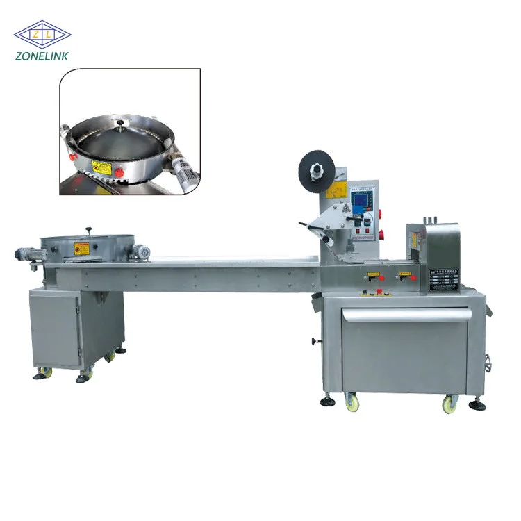 Automatic vacuum pressing corn down jacket bag honey spoon pillow packing machine for soap vegetable bread