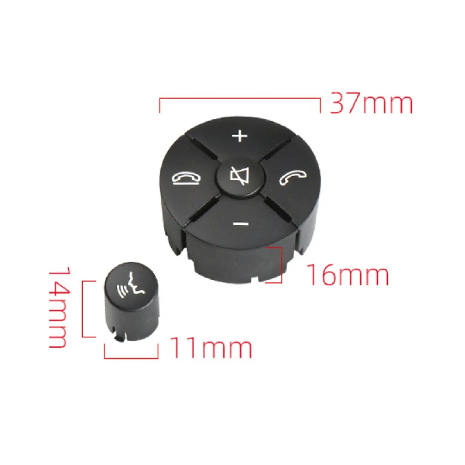 Multi-function Steering Wheel Push Switch Buttons Cover For Mercedes Benz ML GL-Class W164 R-Class W251 1648700558