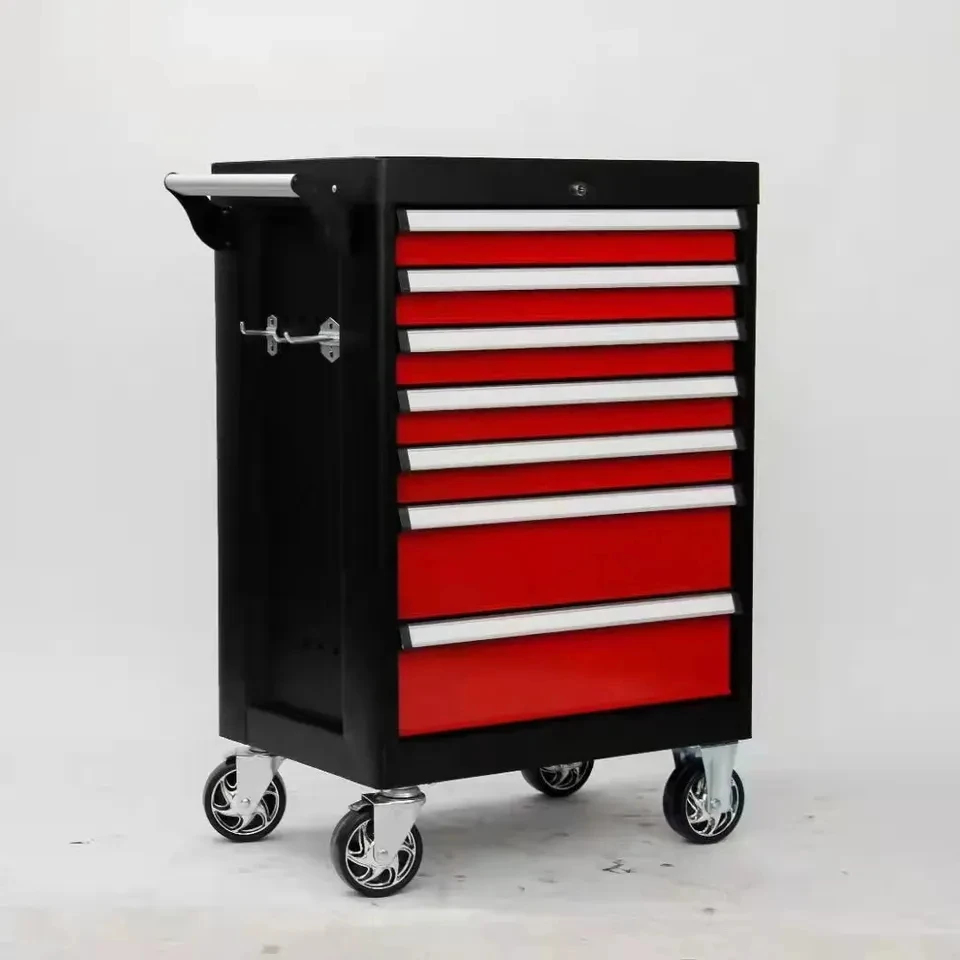 Professional Large Roller Storage 7 Drawers Cart Automotive Complete Filled Drawer Hard Tool Trolley Workshop