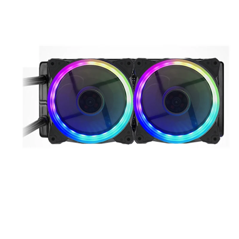 High performance liquid cooling cooler fan rgb