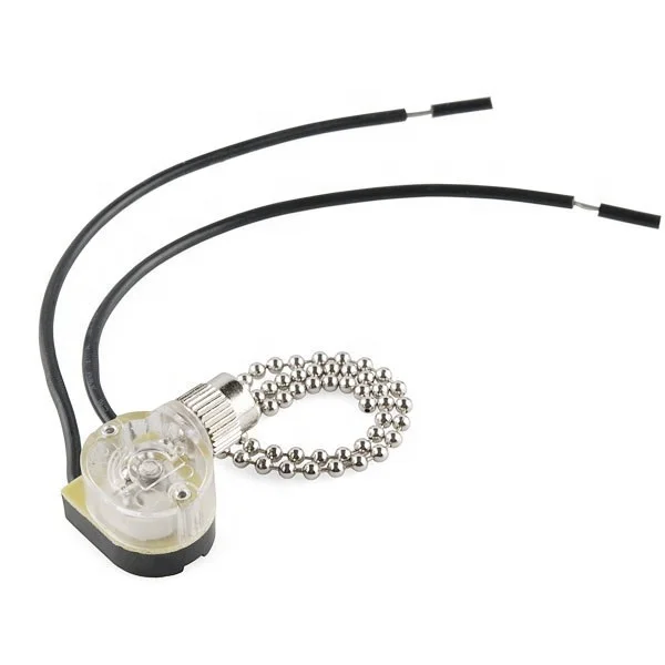 ZS-01 6A 125VAC SPST ВКЛ-ВЫКЛ потолочный вентилятор вытяжной цепной